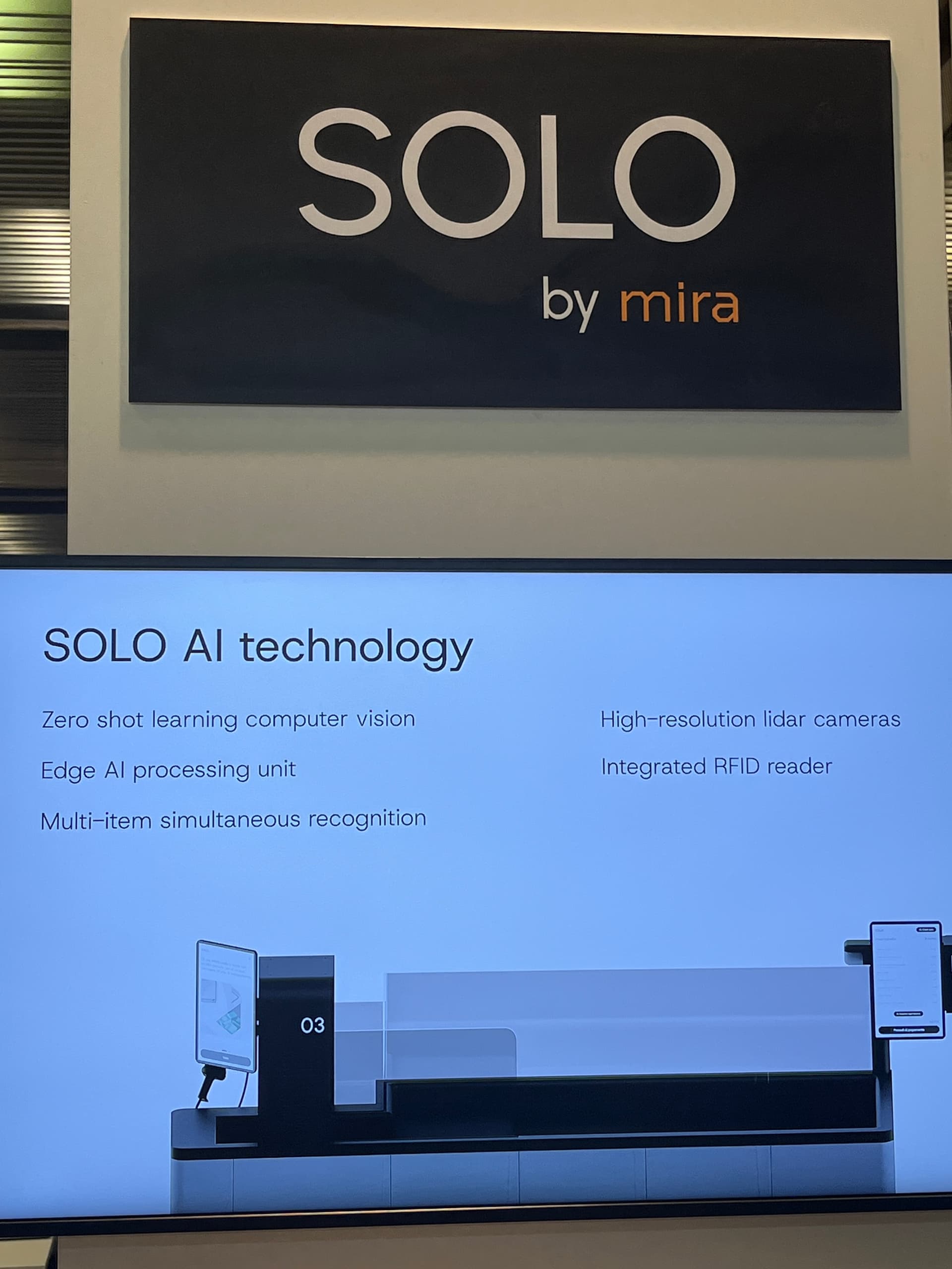 SOLO by Mira self-checkout experience at EuroShop