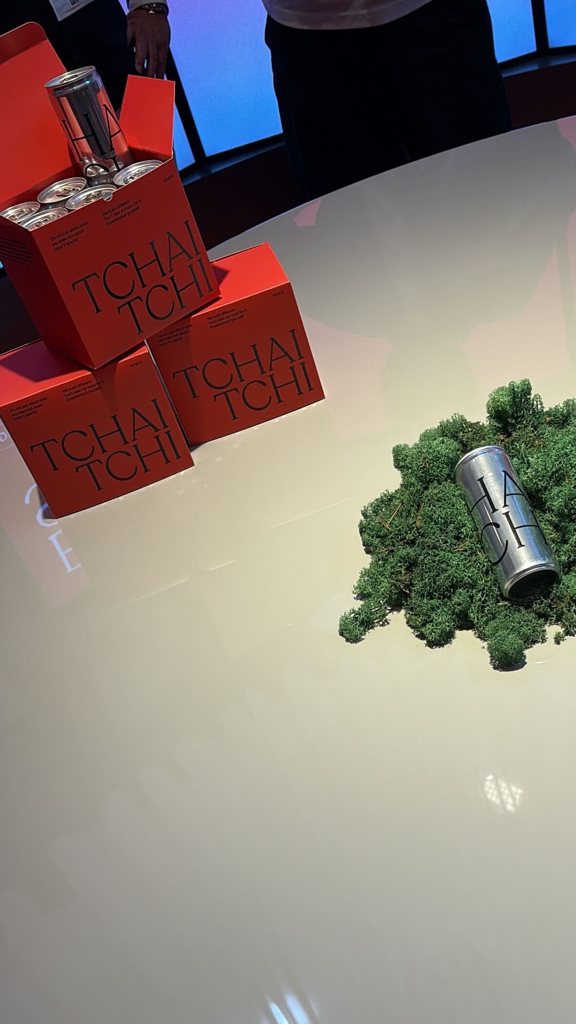 Tchi booth at EuroShop with Tchai Tchi branding