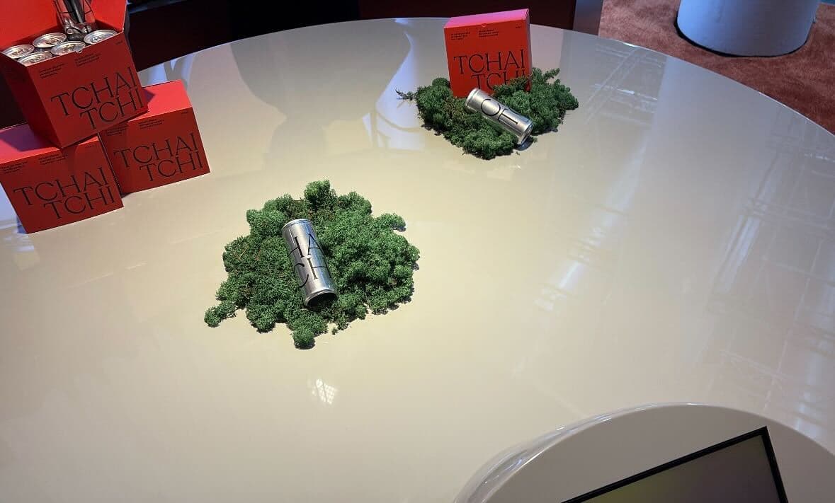 Tchai Tchi chai tea experience at the Tchi booth